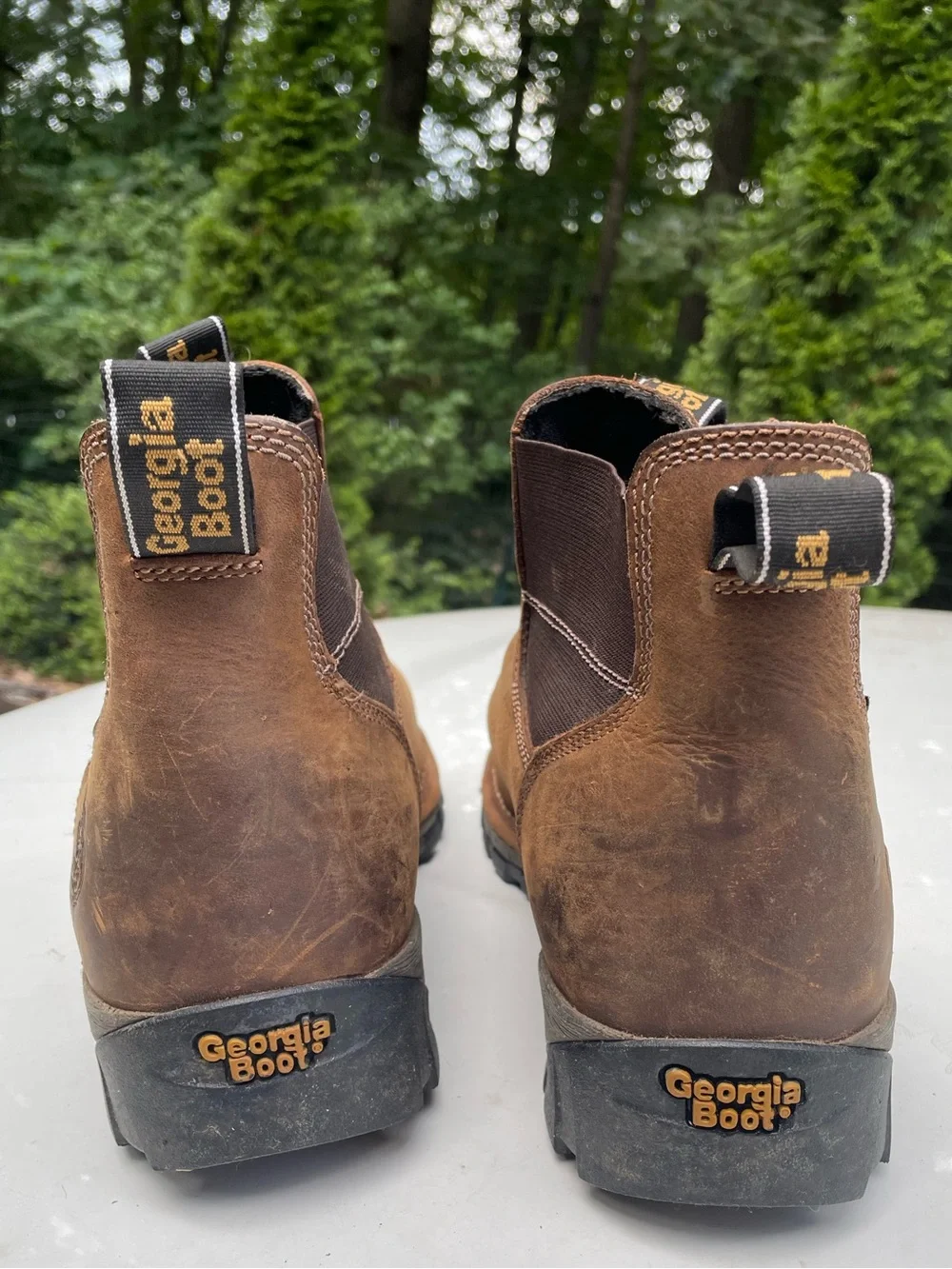 Georgia Boot Eagle One Waterproof Chelsea work boot Size 10.5 Wide Men’s